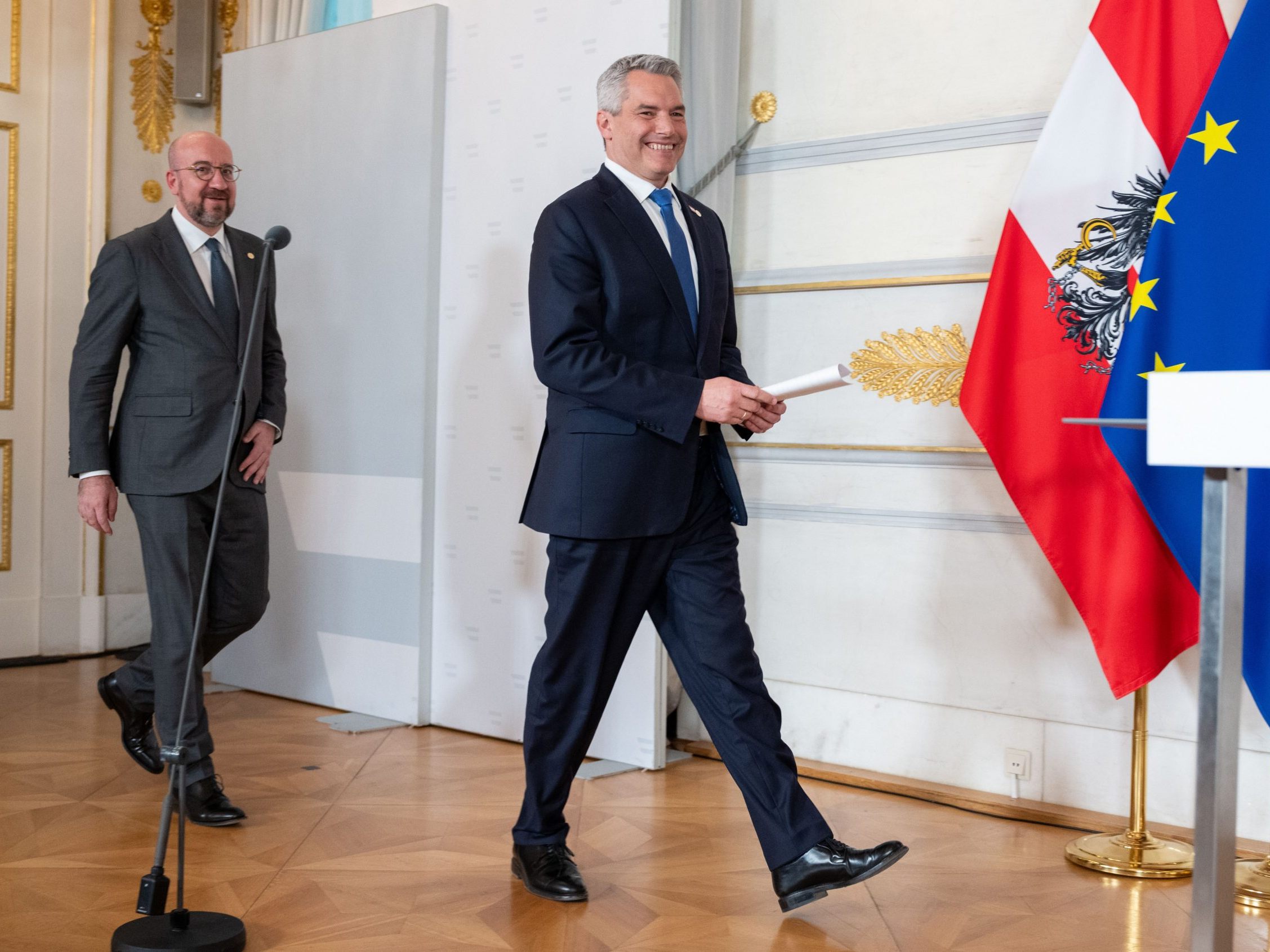 Bundeskanzler und Bundesparteiobmann der Volkspartei, Karl Nehammer