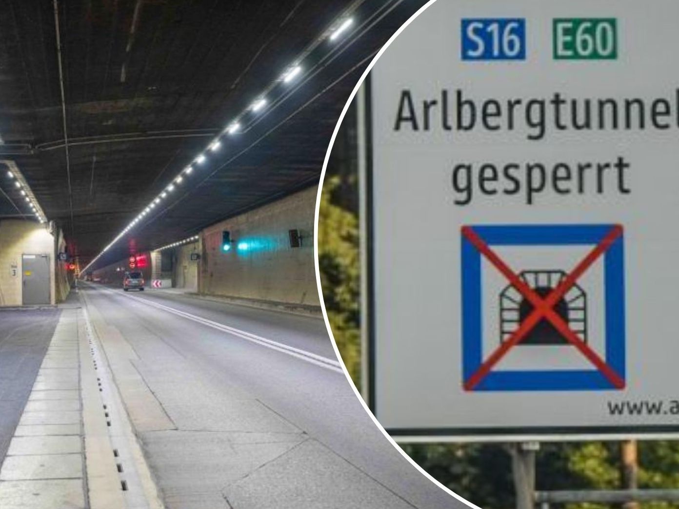 Der Arlbergtunnel ist von 15. April bis 22. November 2024 in beiden Fahrtrichtungen für den gesamten Verkehr gesperrt.