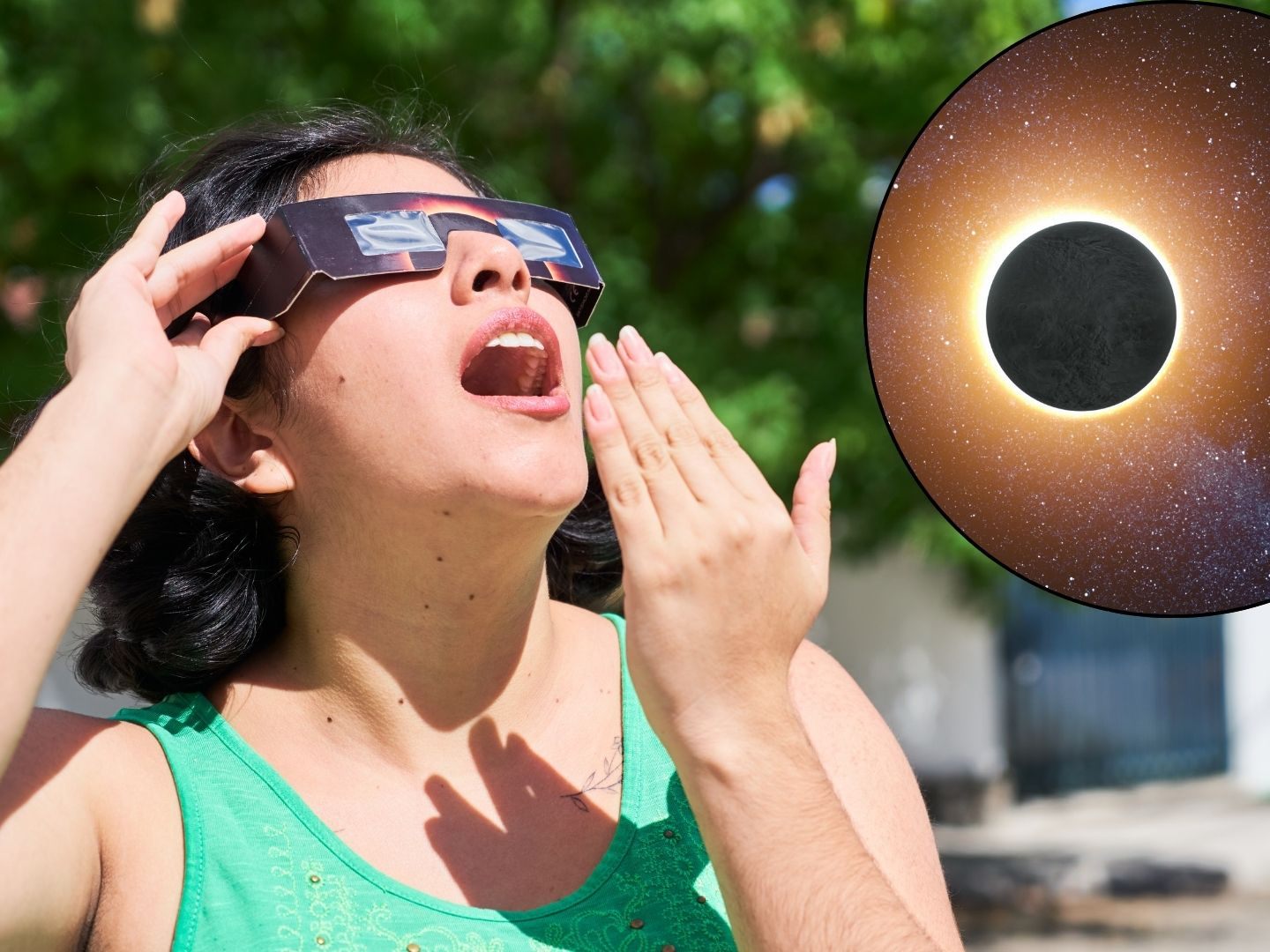 Sonnenfinsternis in Nordamerika.