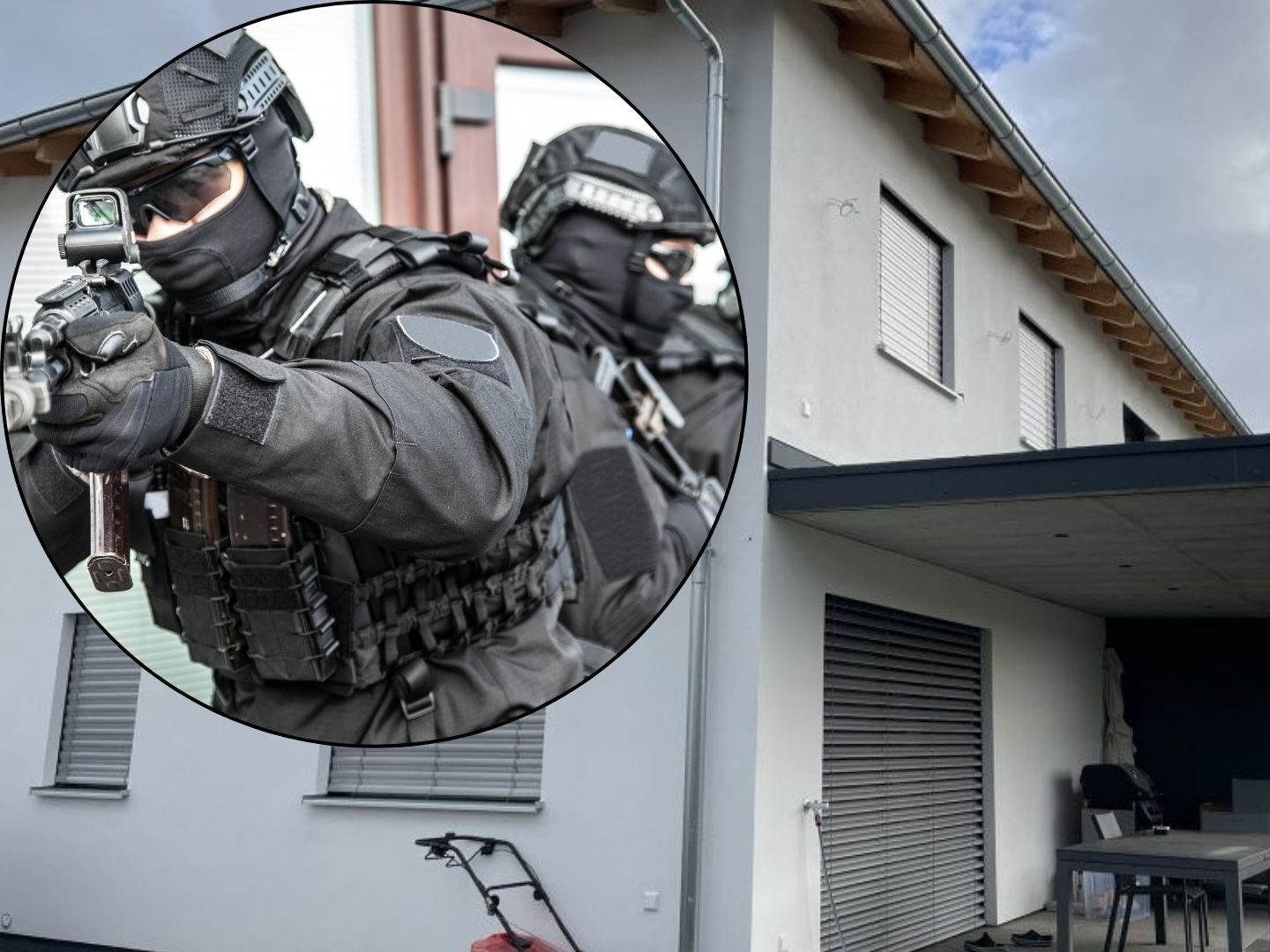 Bei der großen Polizeiaktion im Jänner, bei der unter anderem dieses Haus in Meiningen im Fokus der Ermittlungen stand, wurden in Vorarlberg acht Verdächtige festgenommen.