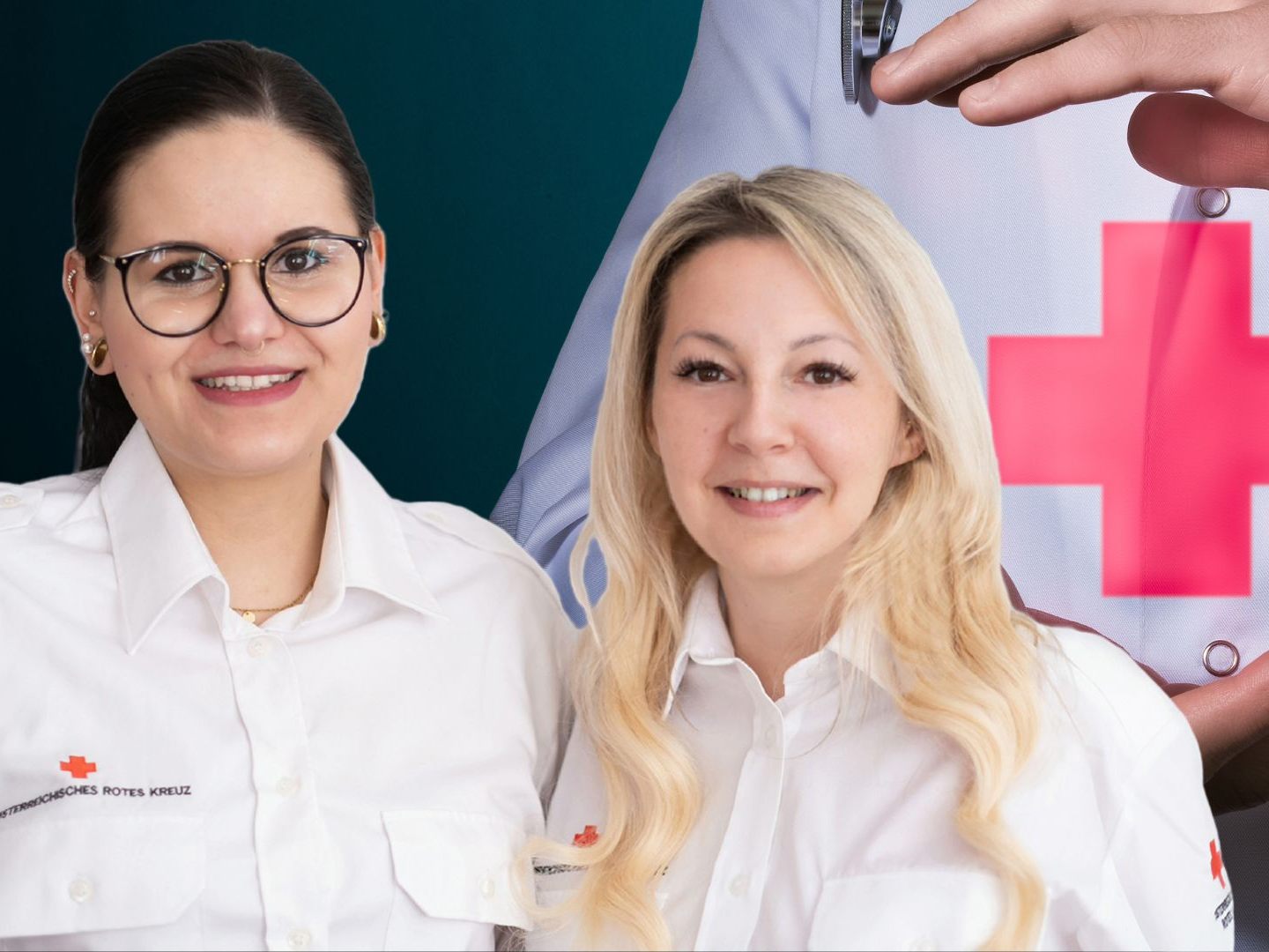 Magdalena Lang und Nadine Fritz.