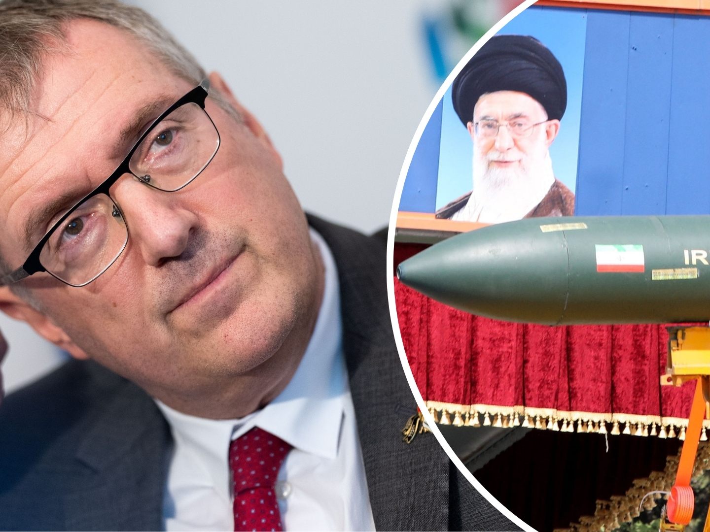 Israels Botschafter in Österreich, David Roet (l.) warnt vor den Raketenkapazitäten des Irans.