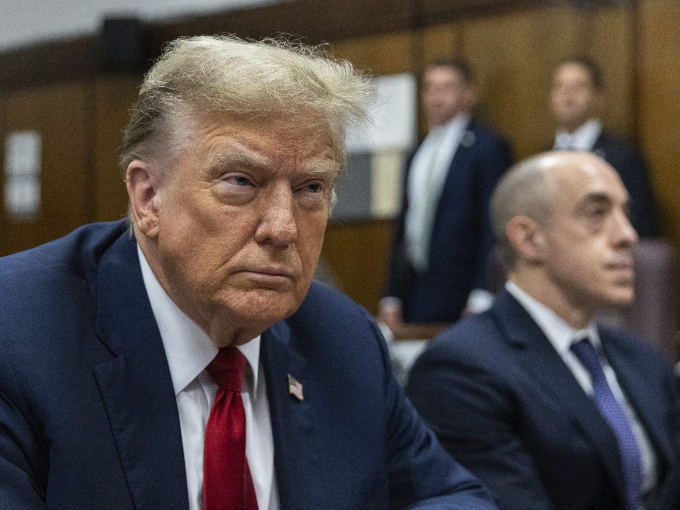 Donald Trump steht vor Gericht