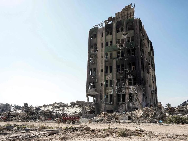 Die Kampfhandlungen im Gazastreifen haben ihre Spuren hinterlassen.