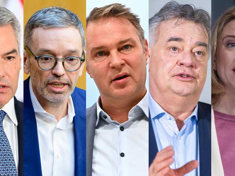 Spitzenkandidaten für die Nationalratswahl 2024