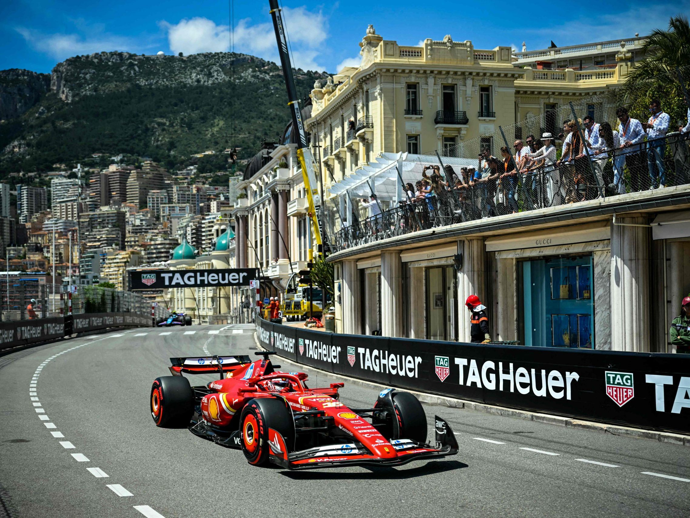 Charles Leclerc hat auch im Formel-1-Abschlusstraining für den Grand Prix von Monaco die Bestzeit erzielt.