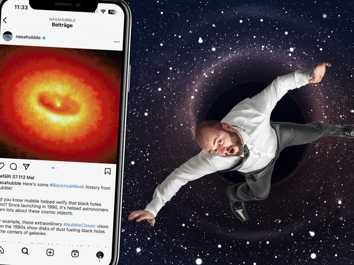 Eine atemberaubende Visualisierung der NASA ermöglicht es uns nun, die faszinierende und erschreckende Reise in ein Schwarzes Loch hautnah zu erleben