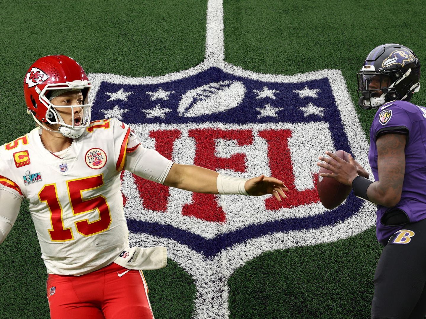Sieger gegen MVP - Patrick Mahomes gegen Lamar Jackson
