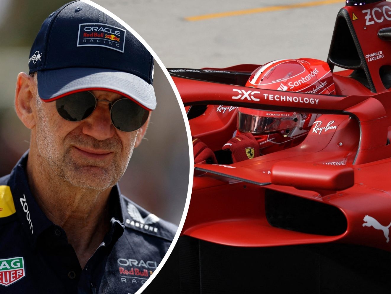 Newey (l.) packt seine Sachen bei Red Bull und dürfte wie Hamilton (r.) bei Ferrari anheuern.