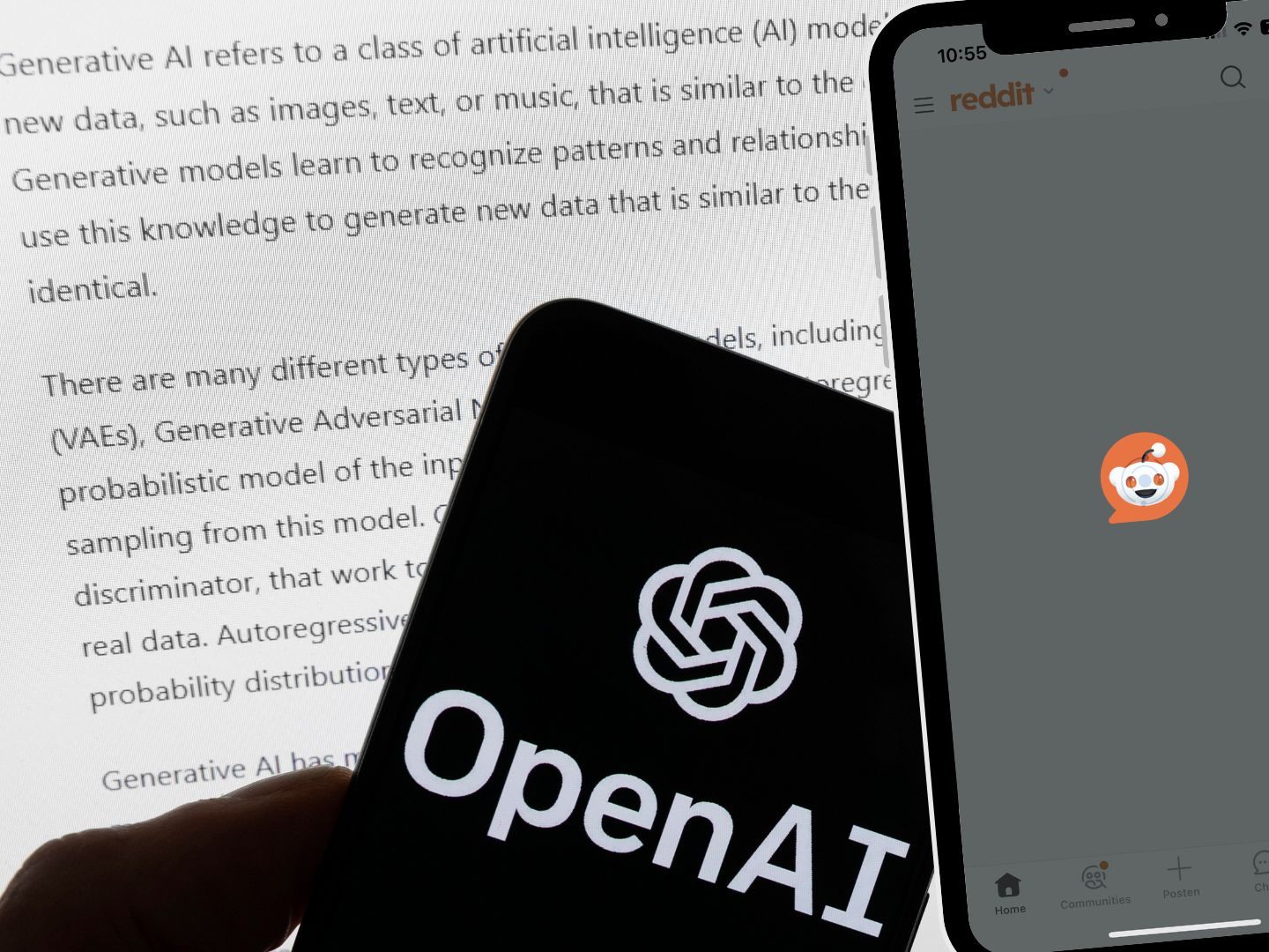 Das KI-Unternehmen OpenAI und das Online-Forum Reddit haben eine Partnerschaft angekündigt.
