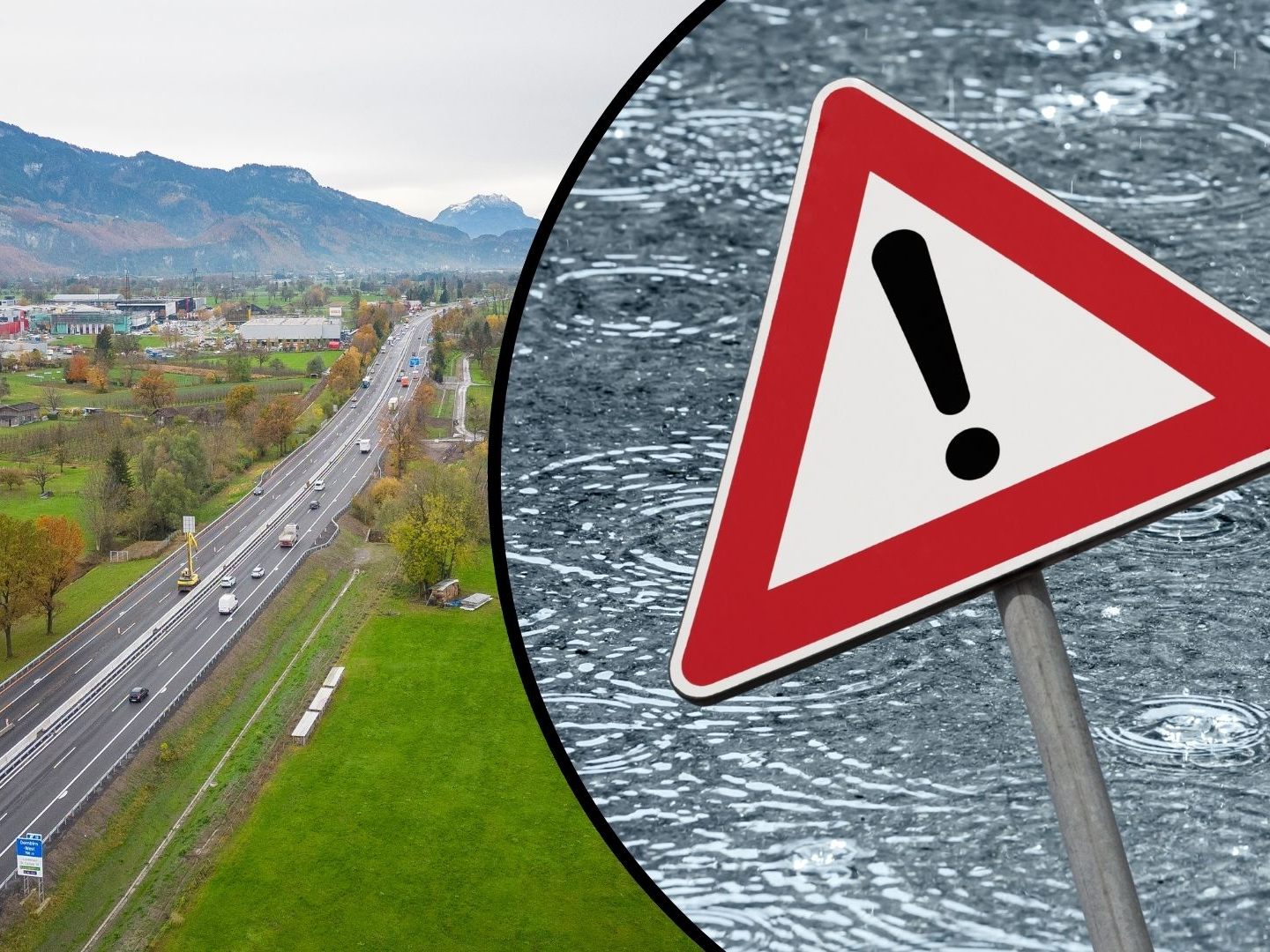 Vorsicht auf der A14!