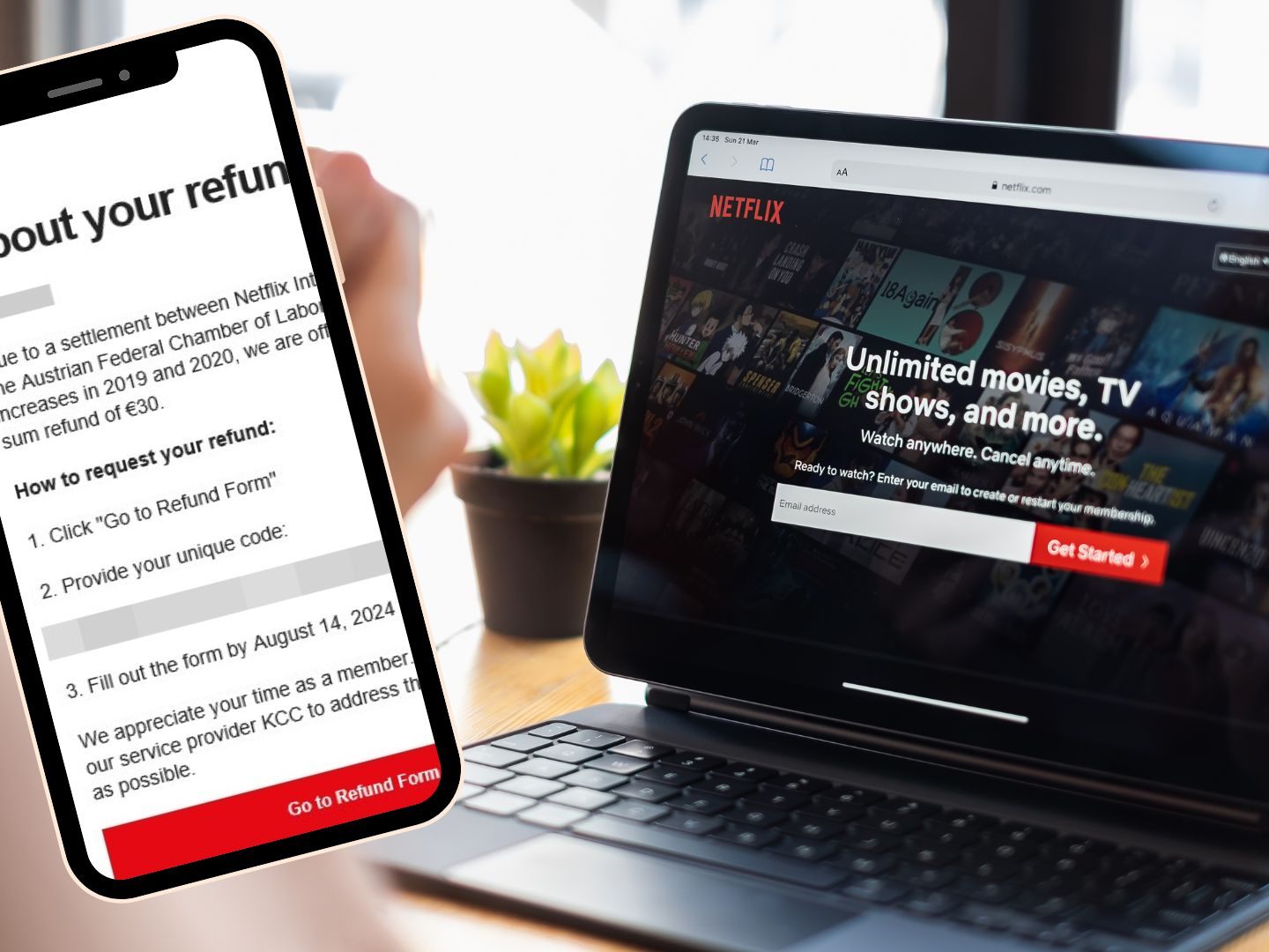 Vergleichsvereinbarung mit Netflix