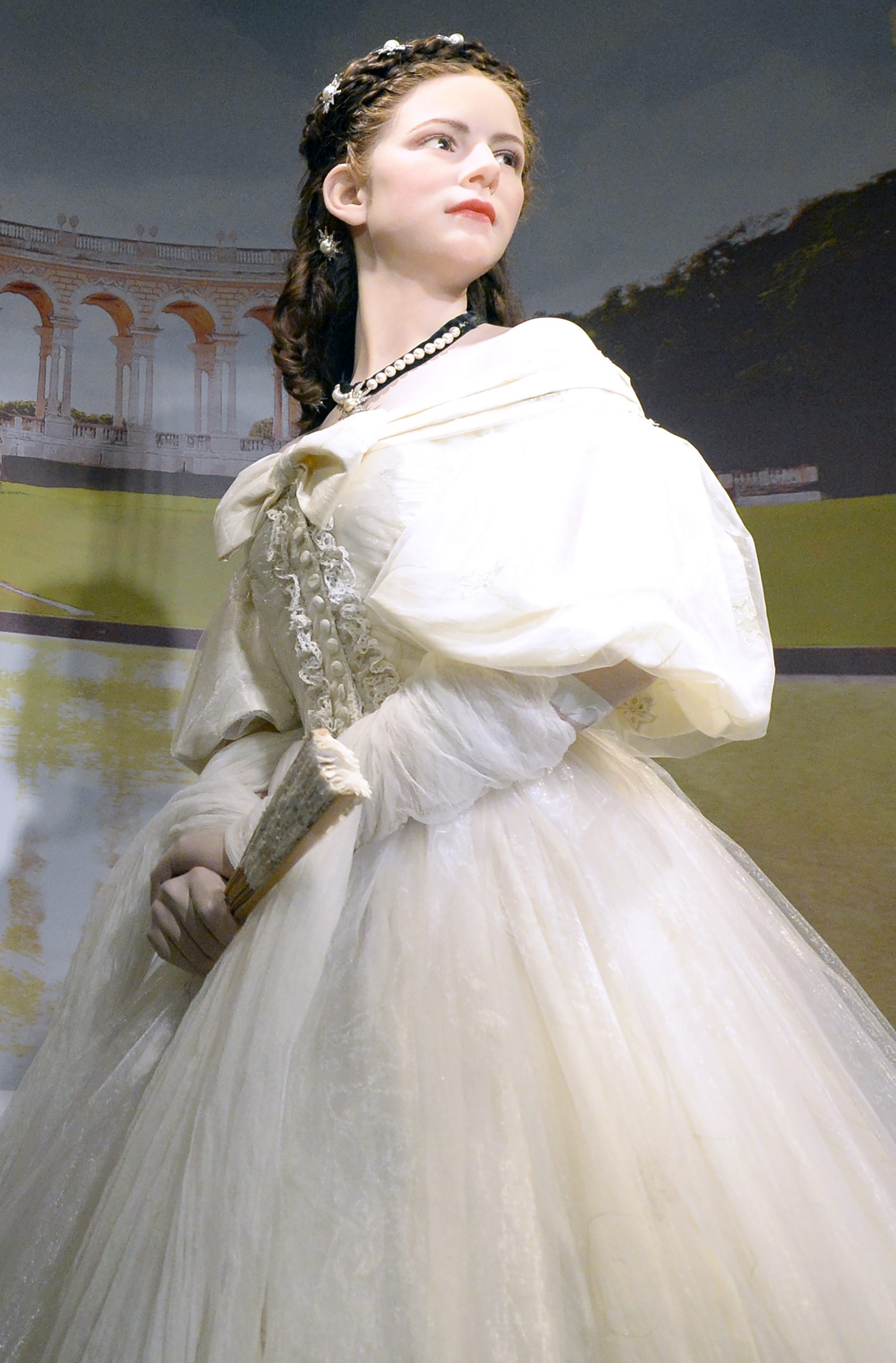Wachsfigur von Kaiserin Elisabeth aus Österreich.