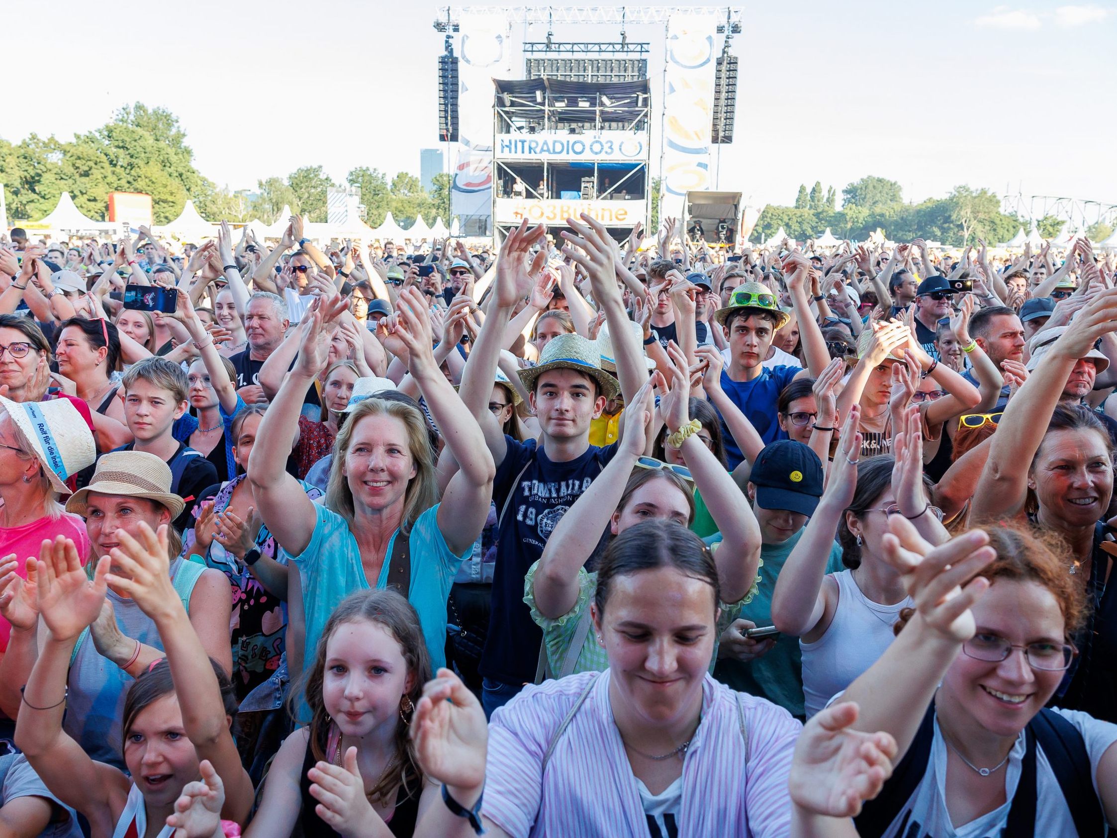 Tag drei beim Wiener Donauinselfest.