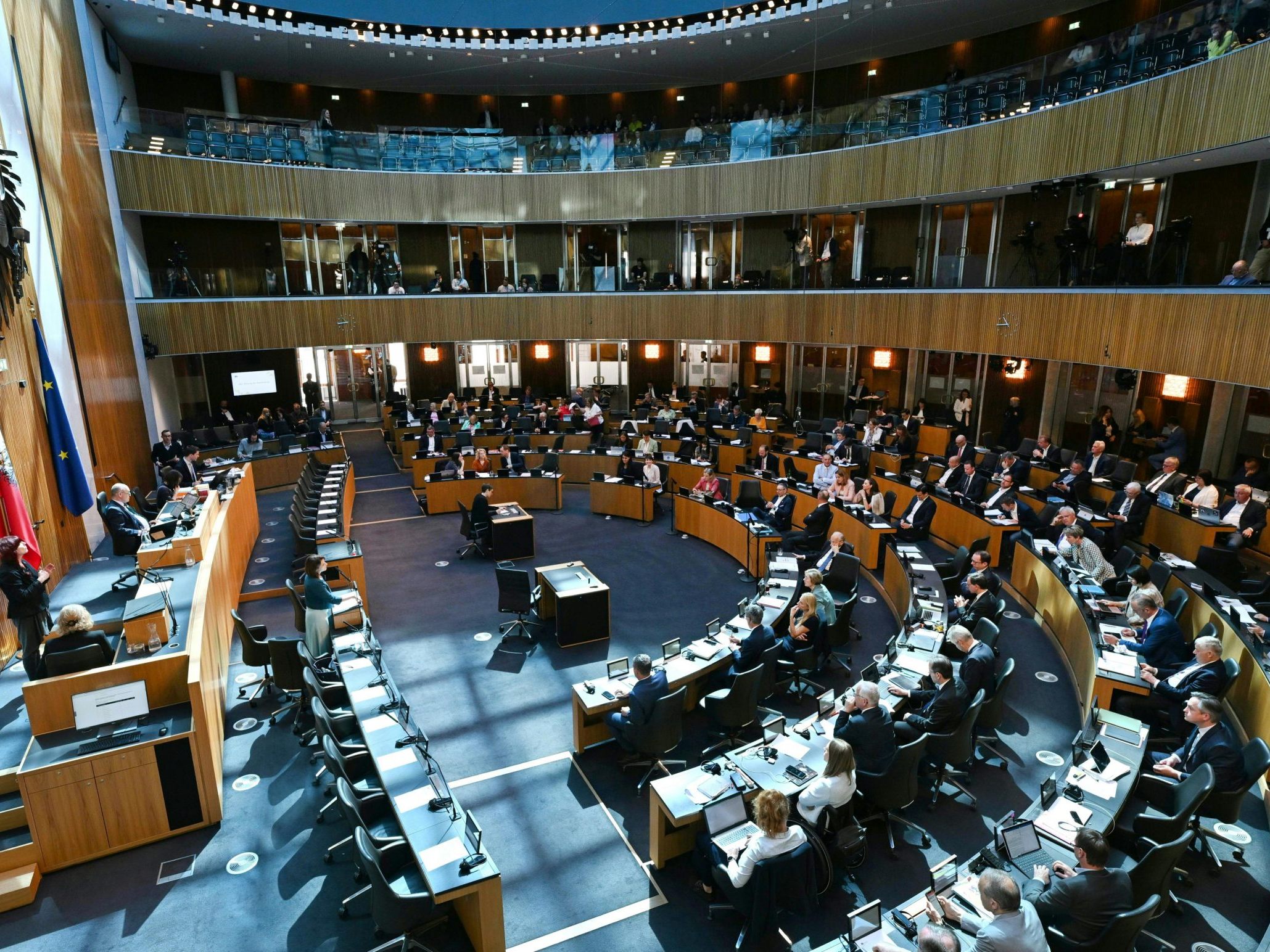 Die Nationalratswahl 2024 rückt näher. Im Bild: Eine Nationalratssitzung im Mai.