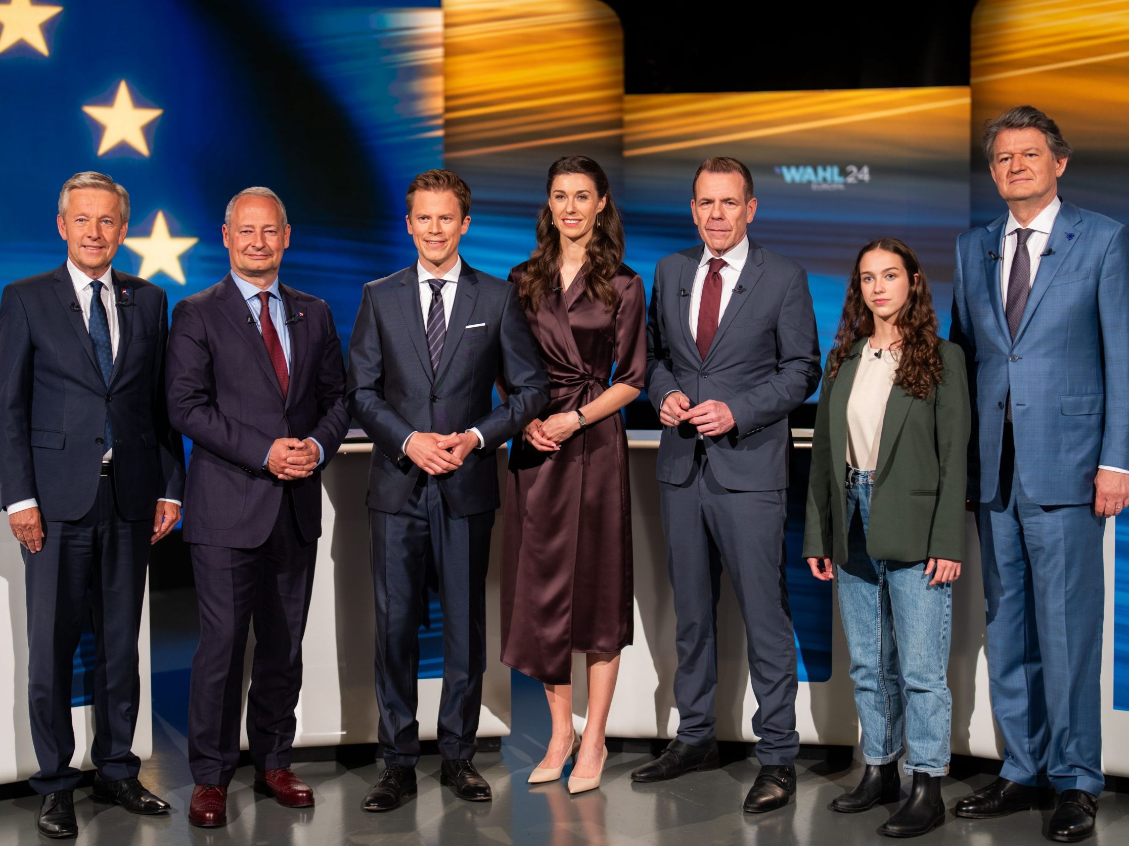 Die EU-Wahl - Elefantenrunde fand am Donnerstagabend statt.