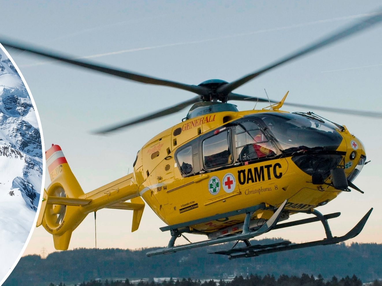 Der 33-Jährige musste mit einem Hubschrauber gerettet werden. (Symbolbild)