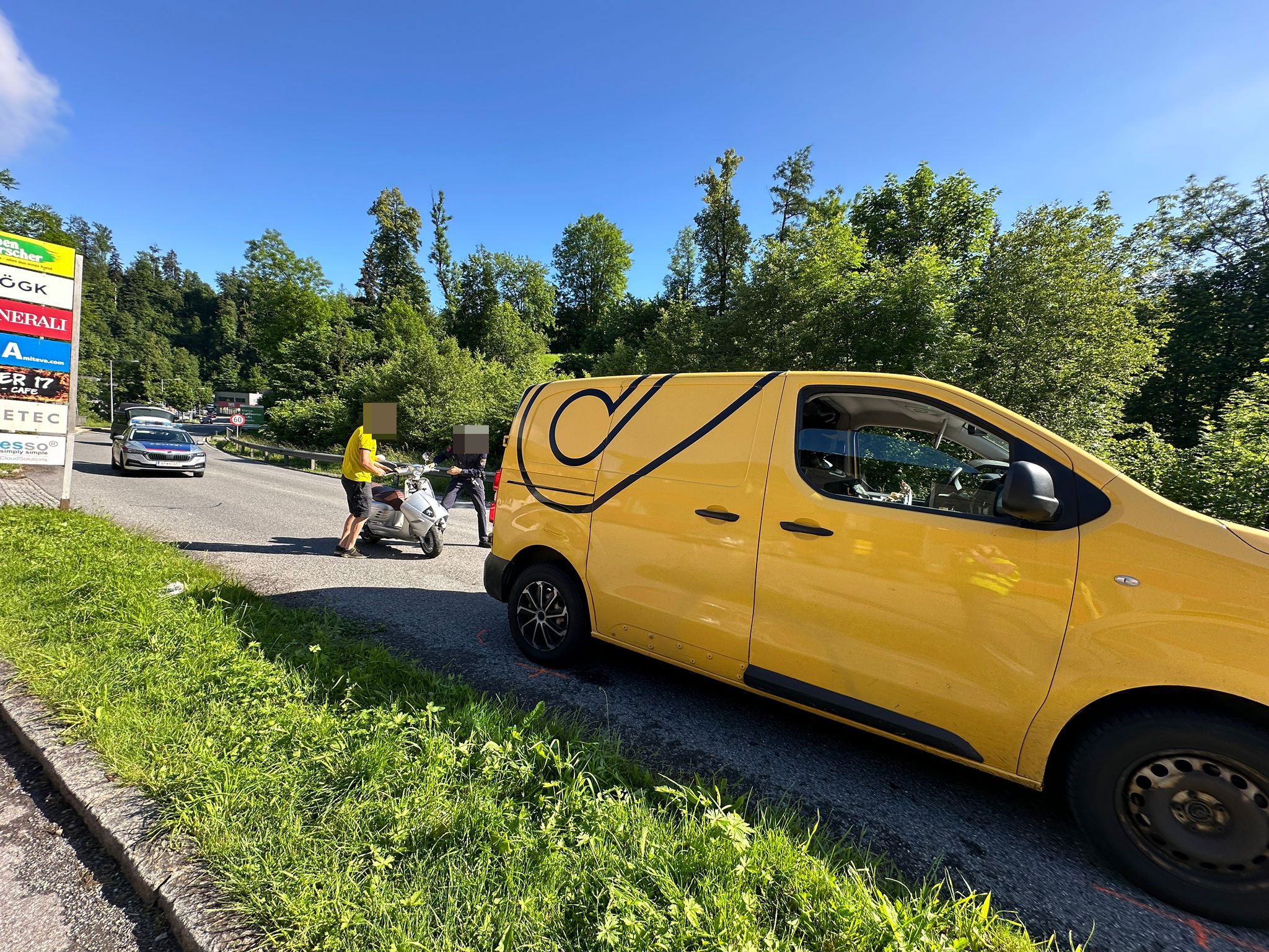 Am Dienstagvormittag kam es in Egg zu einem Auffahrunfall.