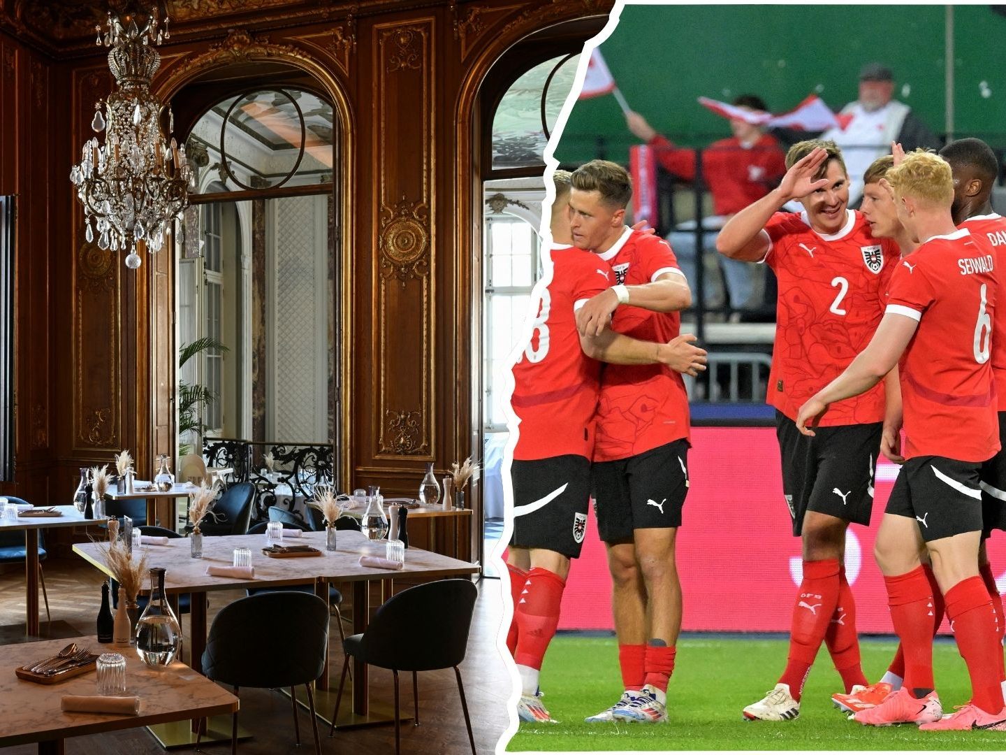 Die österreichische Nationalmannschaft zieht für die Europameisterschaft in das Berliner Schlosshotel Grunewald