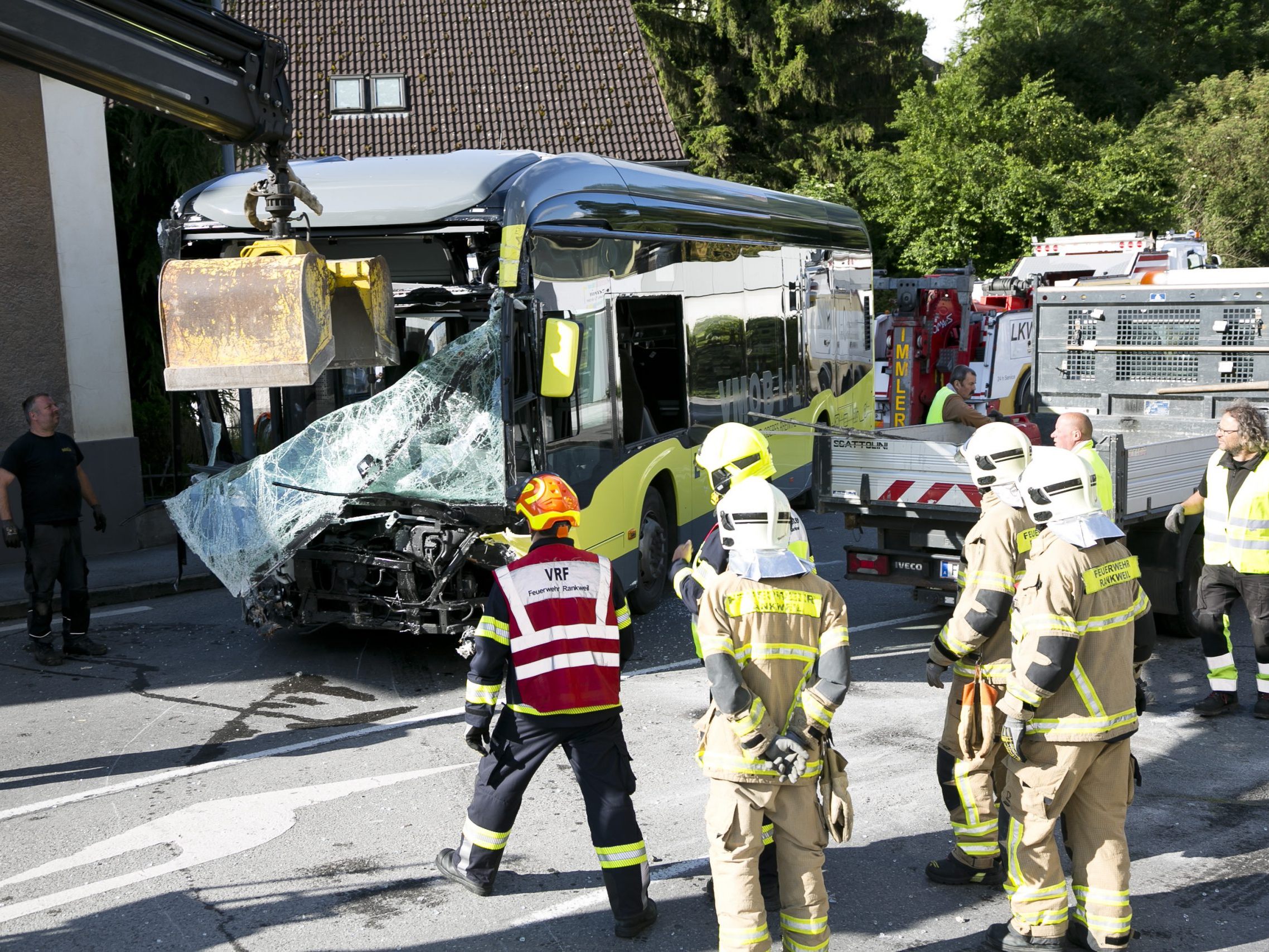 Schwerer Unfall in Rankweil.