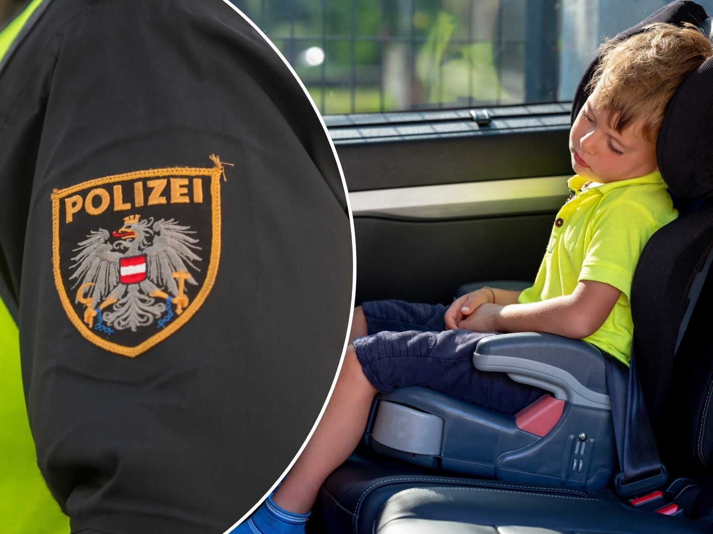 Polizei warnt vor Gefahren des Zurücklassens von Kindern in Fahrzeugen bei erhöhten Temperaturen. (Symbolbild)