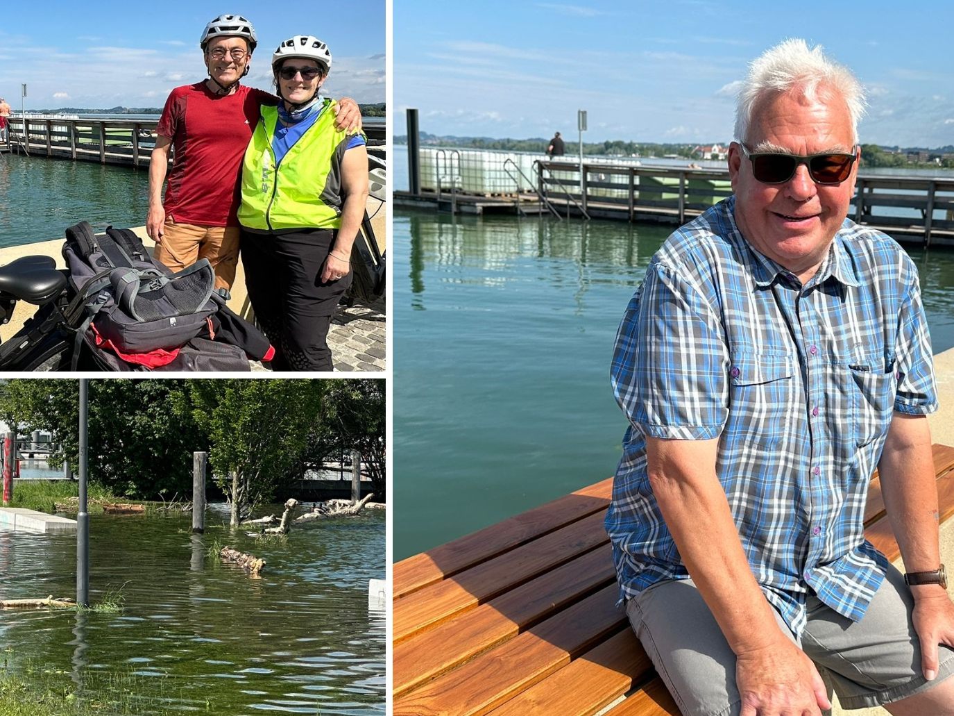 Walter (r) und Arlette (l) sprachen mit VOL.AT über die aktuelle Lage am Bodensee.