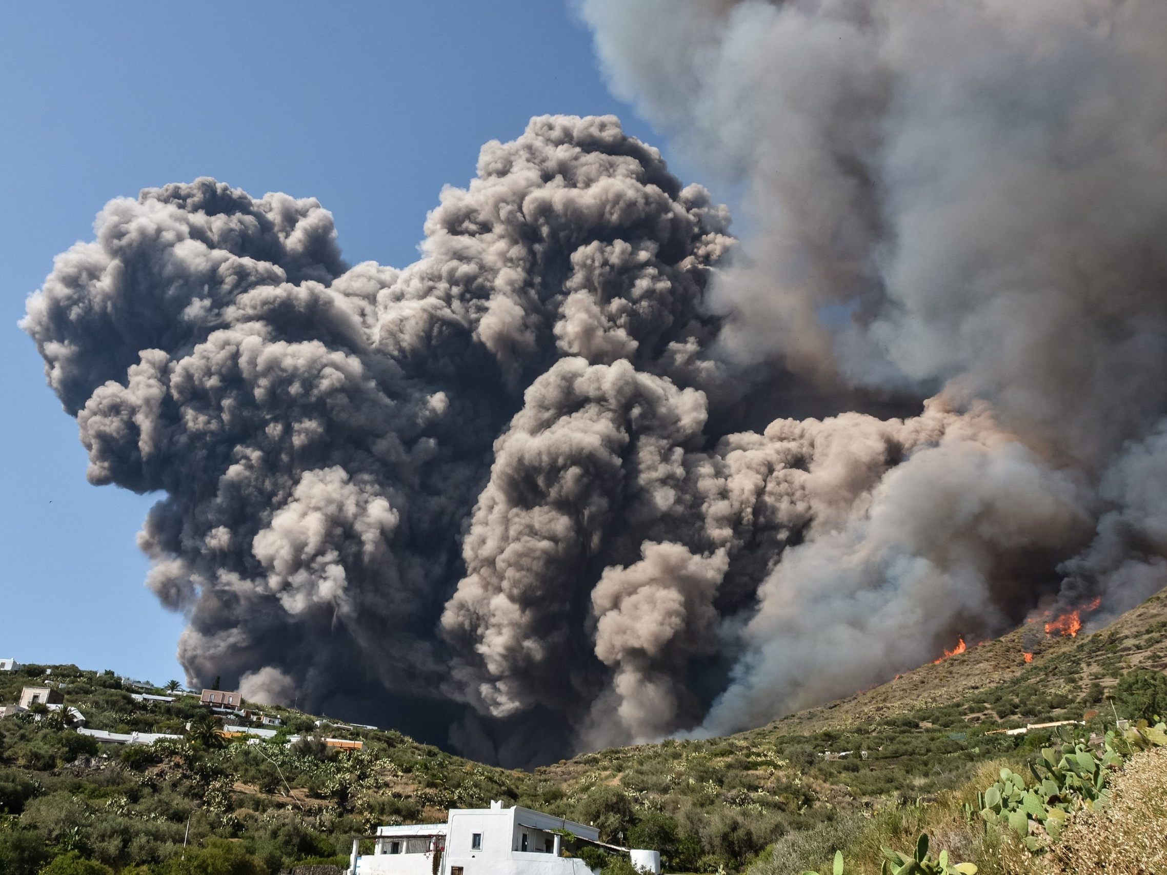 Es brodelt auf der Vulkaninsel Stromboli.