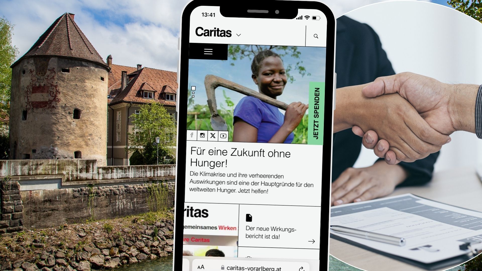 Als Bestandteil eines weltweiten Netzwerks widmet sich die Organisation der Unterstützung hilfsbedürftiger Menschen.