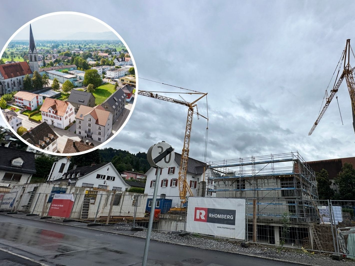 Was an der Hofsteigstraße in Schwarzach entsteht.