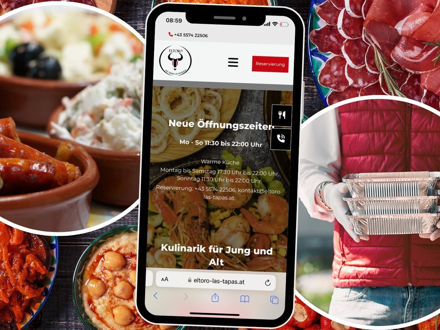 Erleben Sie die kulinarische Vielfalt und den unverkennbaren Geschmack Spaniens mit Eltoro las tapas Al-Andalus.