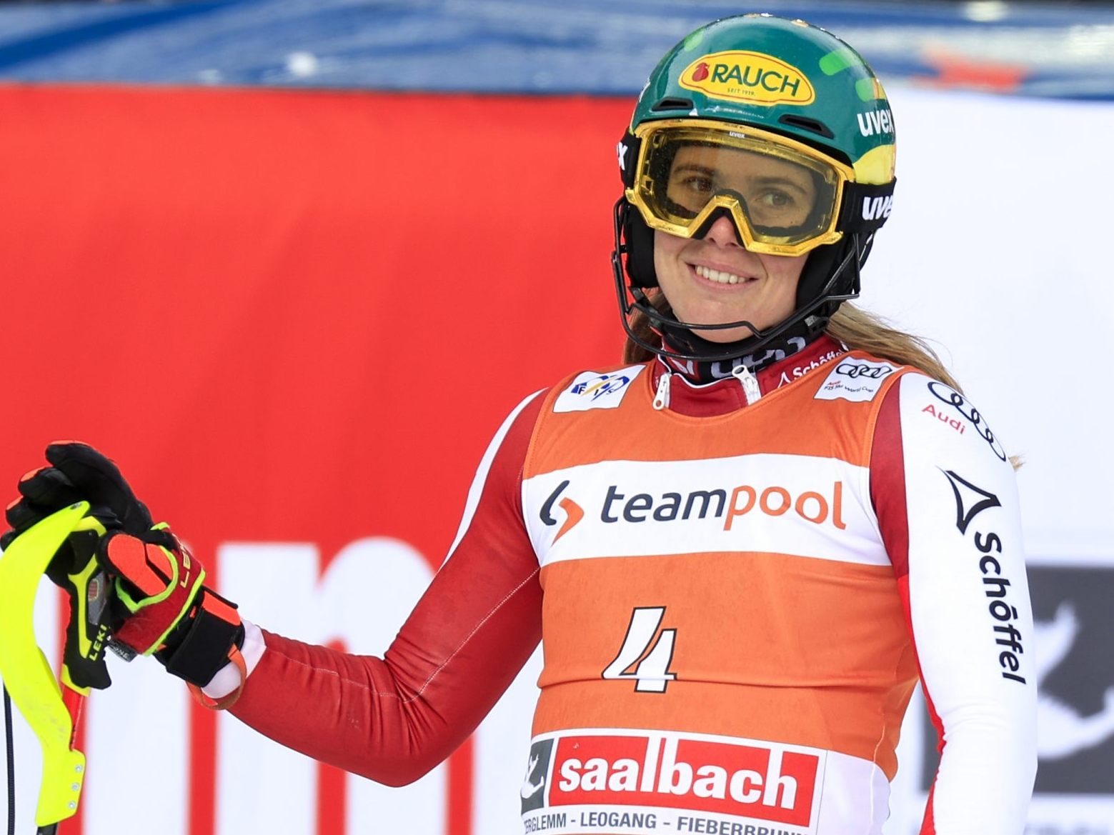 Suche nach neuem Kopfsponsor für Kathi Liensberger.