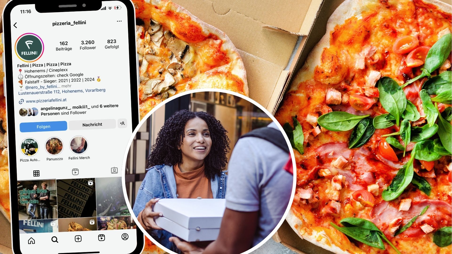 Die Pizzeria Fellini in Hohenems ist bekannt für ihre preisgekrönte Pizza und ihren schnellen Lieferservice.