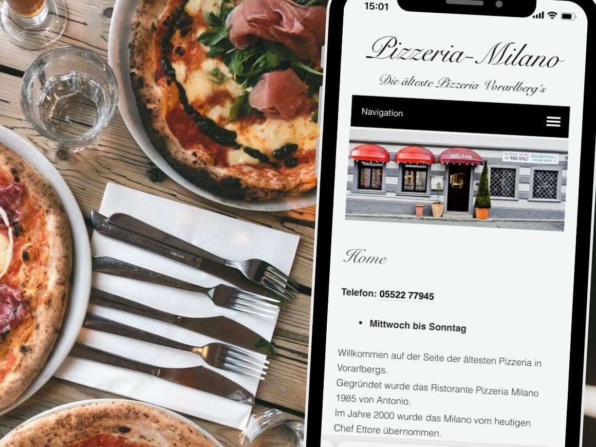 Pizzeria Milano verführt mit hausgemachten Kreationen italienischer Provenienz und begeistert ihre Gäste mit traditioneller italienischer Küche.