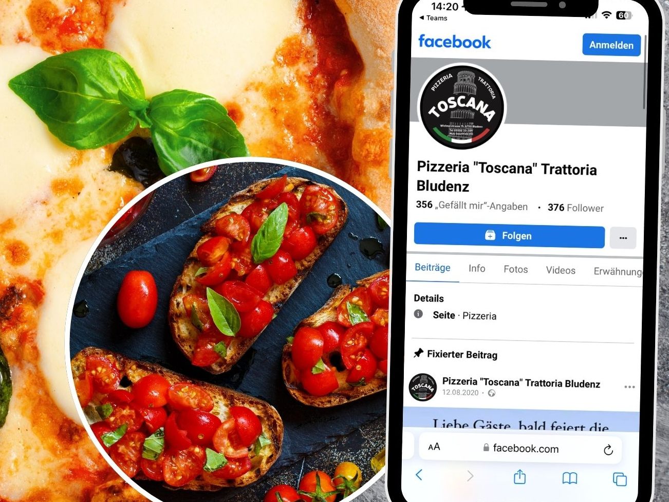 Mit der Pizzeria Toscana erreicht Sie die Essenz italienischer Kochkunst.