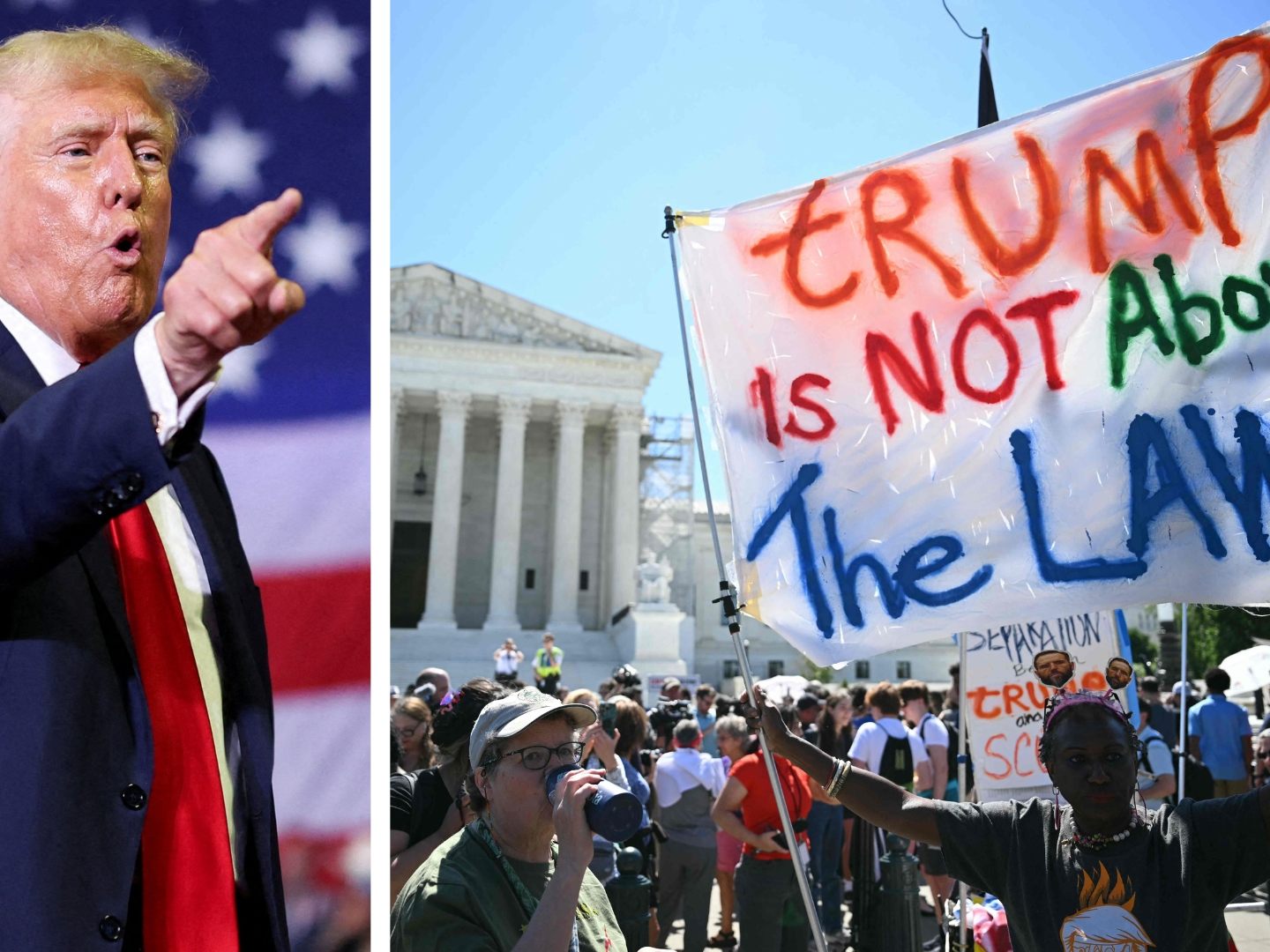 Der Oberste Gerichtshof der USA hat Donald Trump eine teilweise Immunität gegen strafrechtliche Verfolgung zuerkannt.