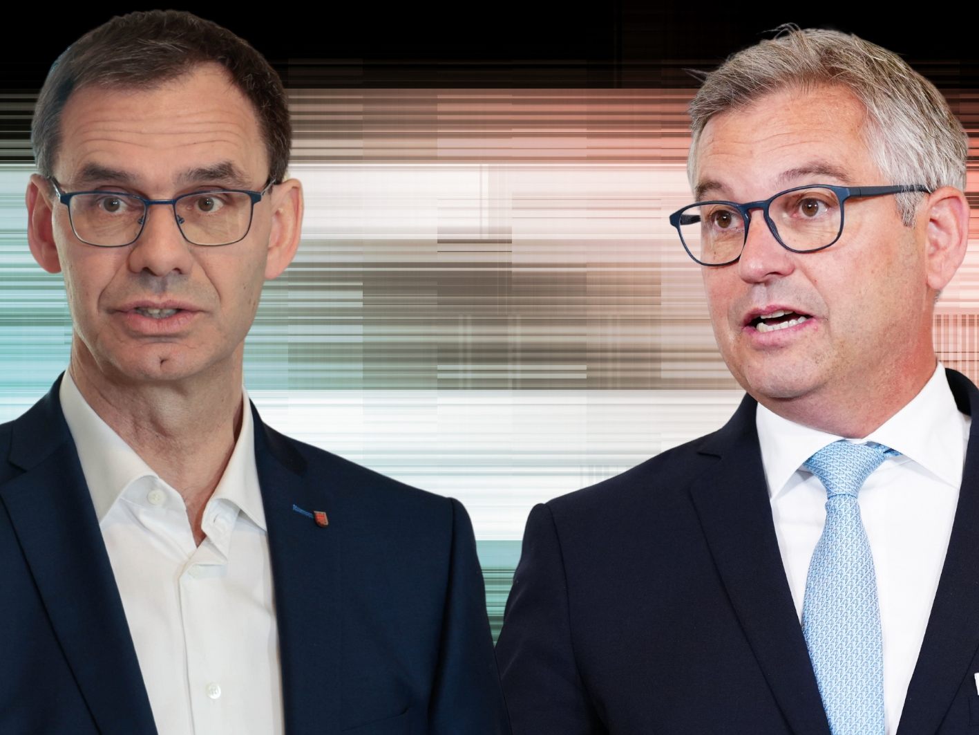 LH Markus Wallner und Finanzminister Magnus Brunner.