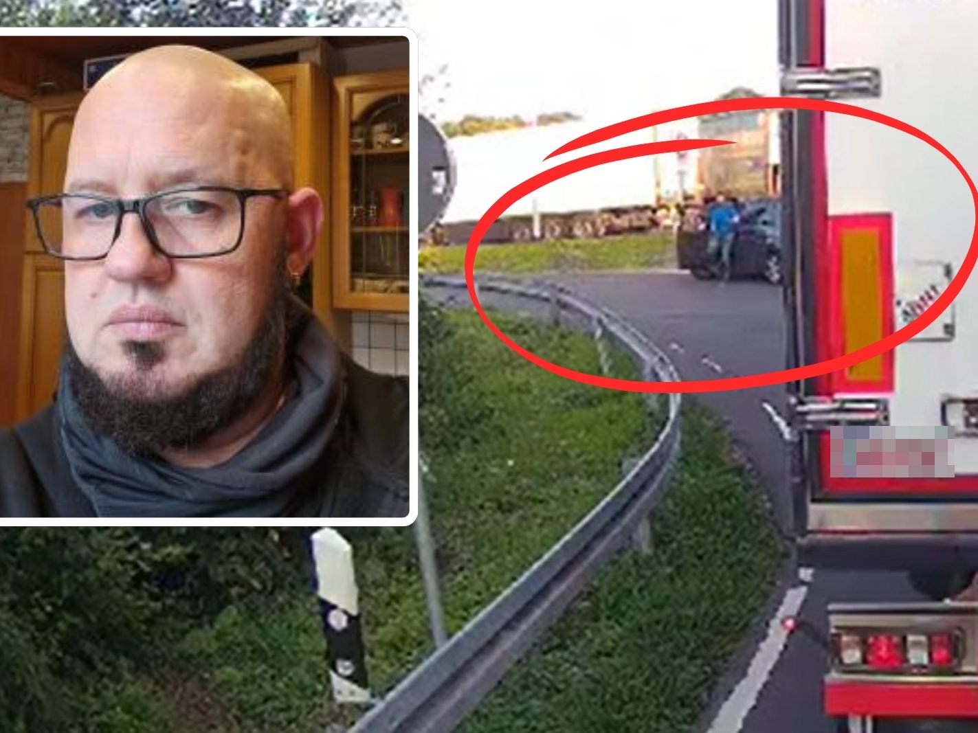 Holger wurde Zeuge des brutalen Überfalls auf einer Raststätte der A3.