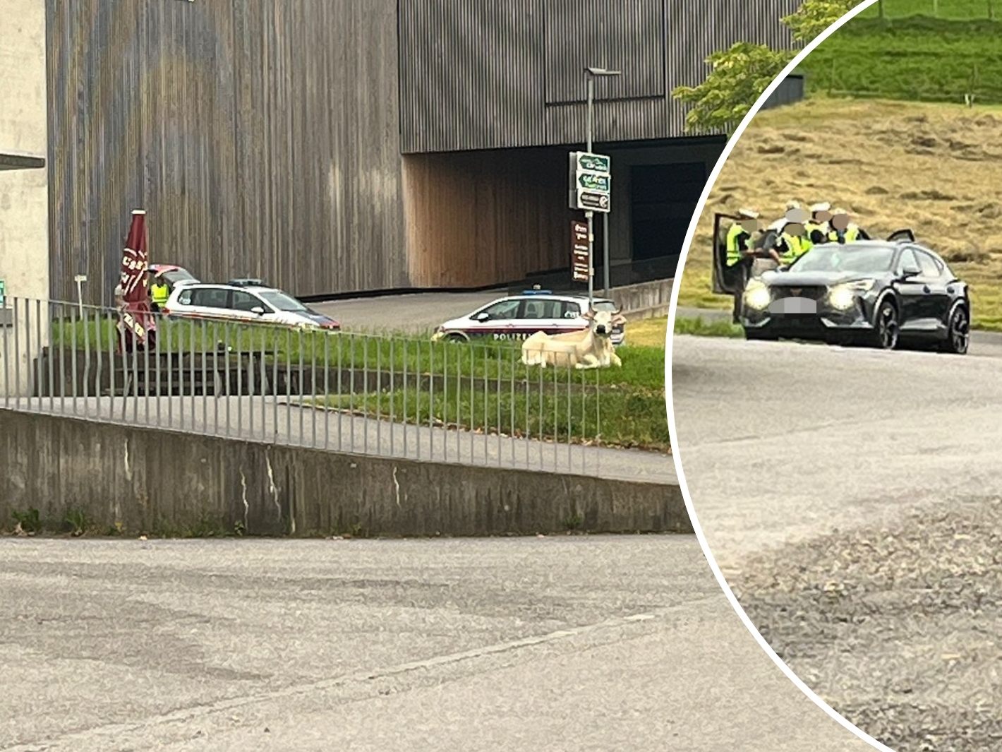 Auch in Lingenau gab es am Freitagabend eine Schwerpunktkontrolle.