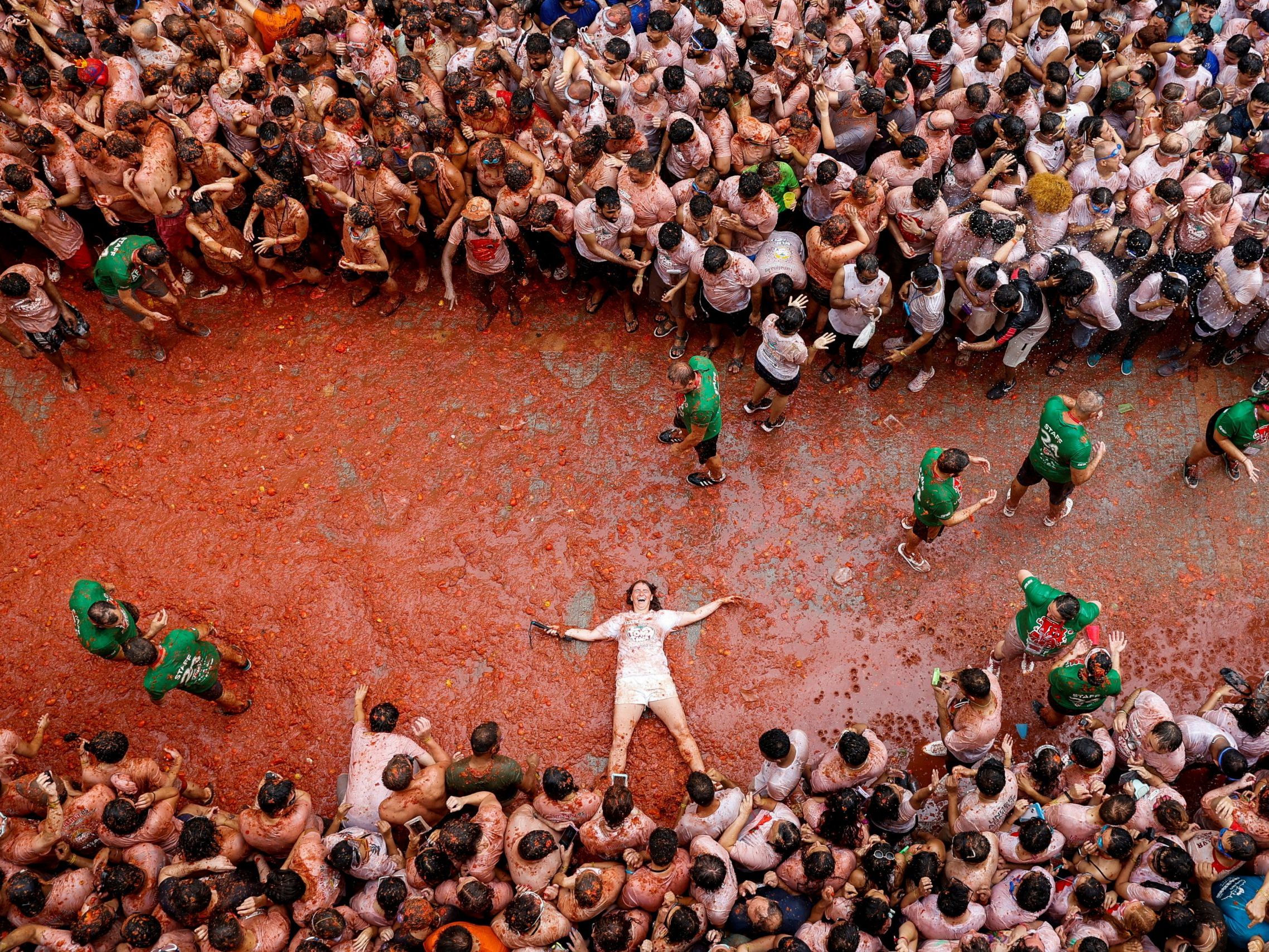 "La Tomatina" fand erstmals in den 1940er Jahren statt.