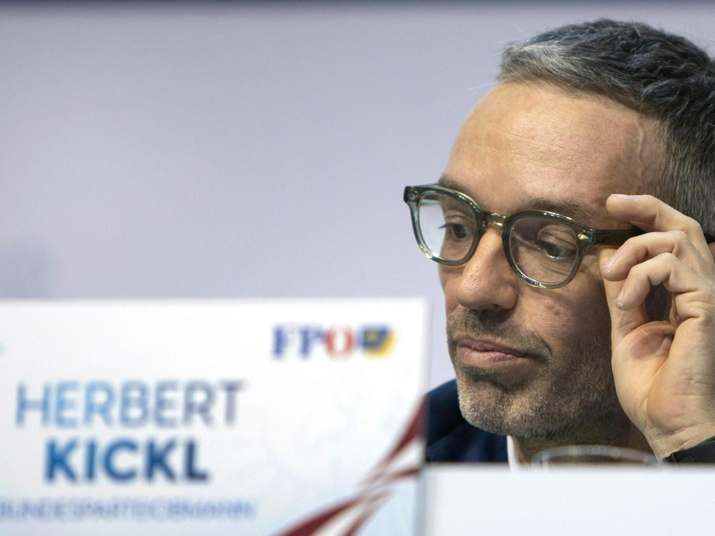 FPÖ-Chef Herbert Kickl.