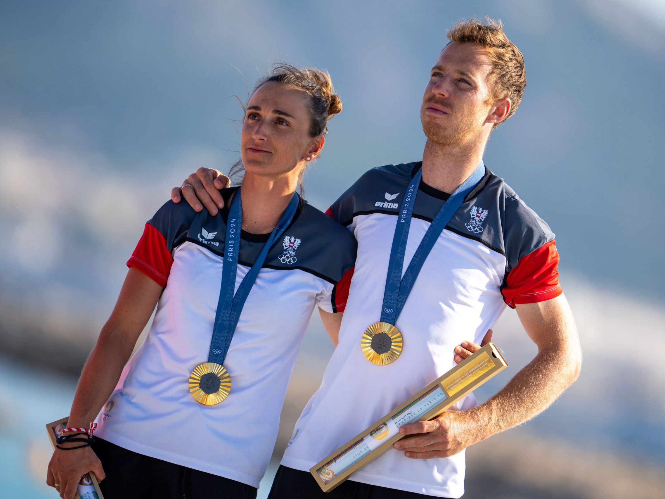 Gold für Lara Vadlau und Lukas Mähr