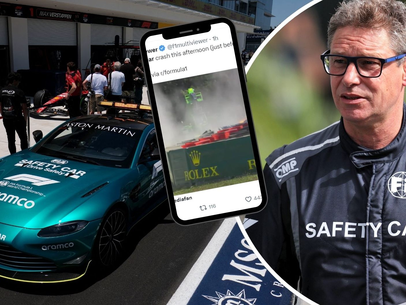 Hersteller Aston Martin untersucht den Grund für den Unfall.