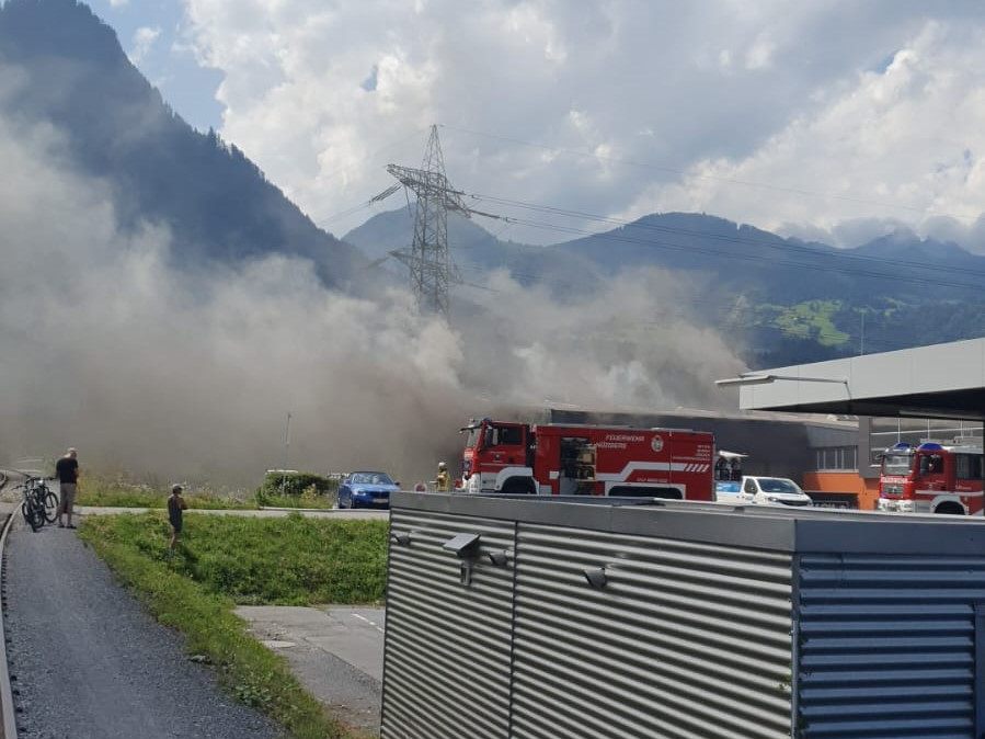 Starke Rauchentwicklung