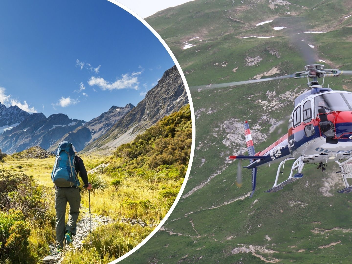 in 64-jähriger deutscher Wanderer geriet bei einer Wanderung am Widderstein in Not, nachdem er den markierten Weg verließ; SYMBOLBILD