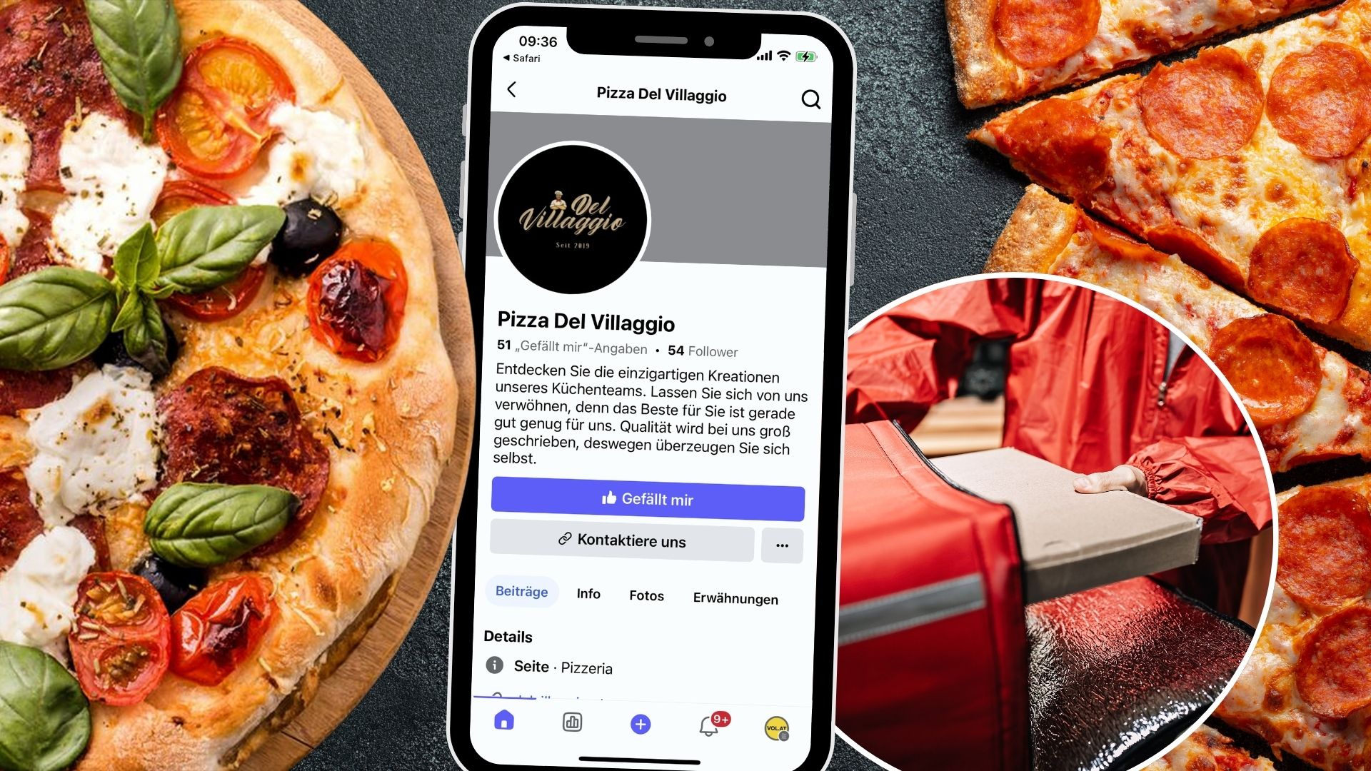 Pizza Del Villaggio in Feldkirch begeistert mit einer Vielfalt an italienischen Leckerbissen. 