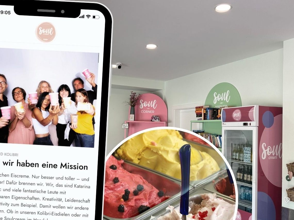 Die Eismanufaktur Soulcorner in Schwarzach ist ein neuer Hotspot für Eisliebhaber.