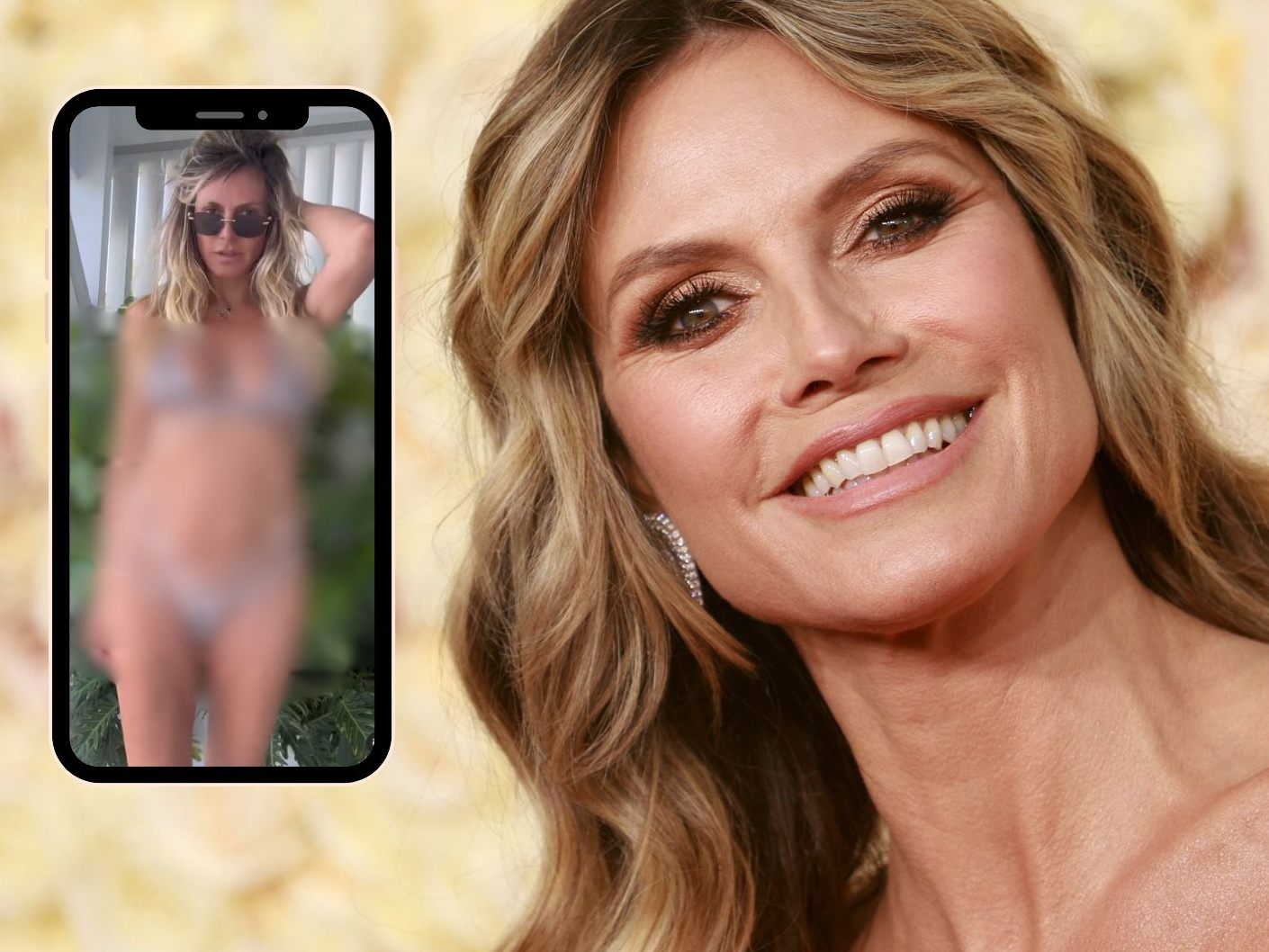 Heidi Klum begeistert im Mikro-Bikini: Liebesgrüße und Jubiläumspläne.