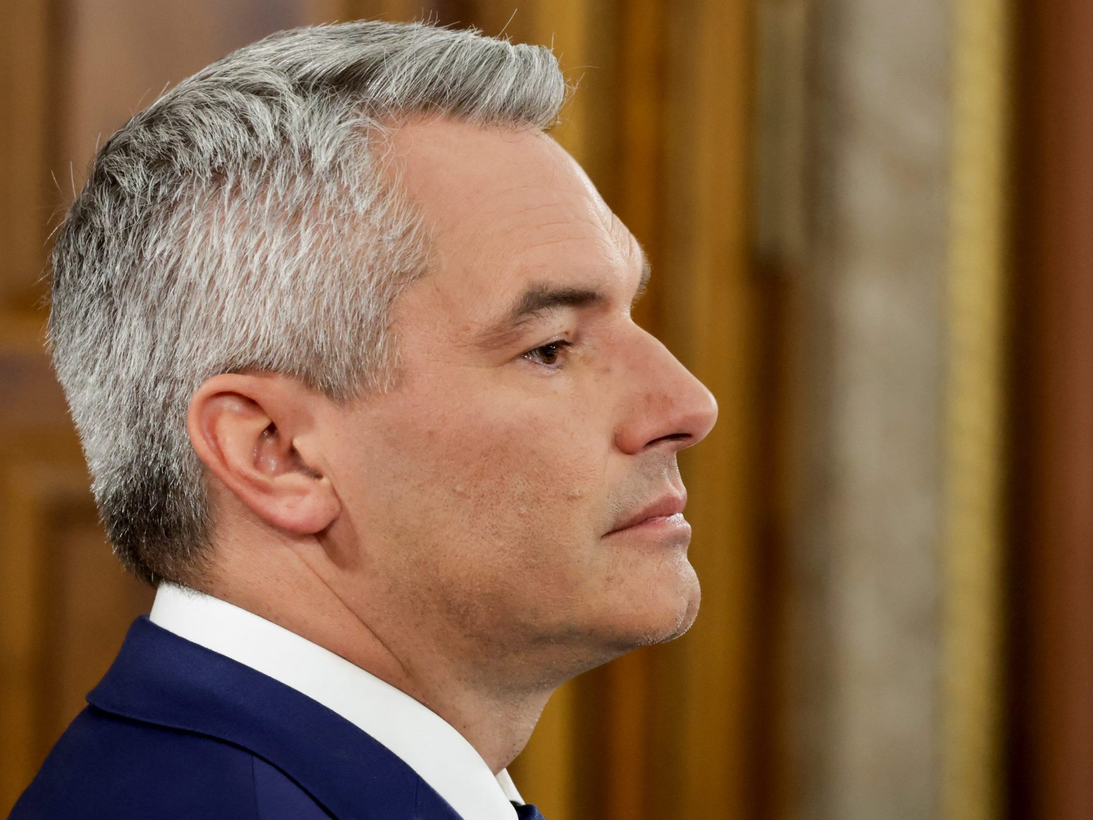 ÖVP liegt nach Hochrechnung hinter der FPÖ auf Platz zwei.