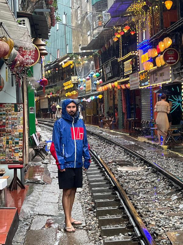 Patrick aus Dornbirn in Vietnam.