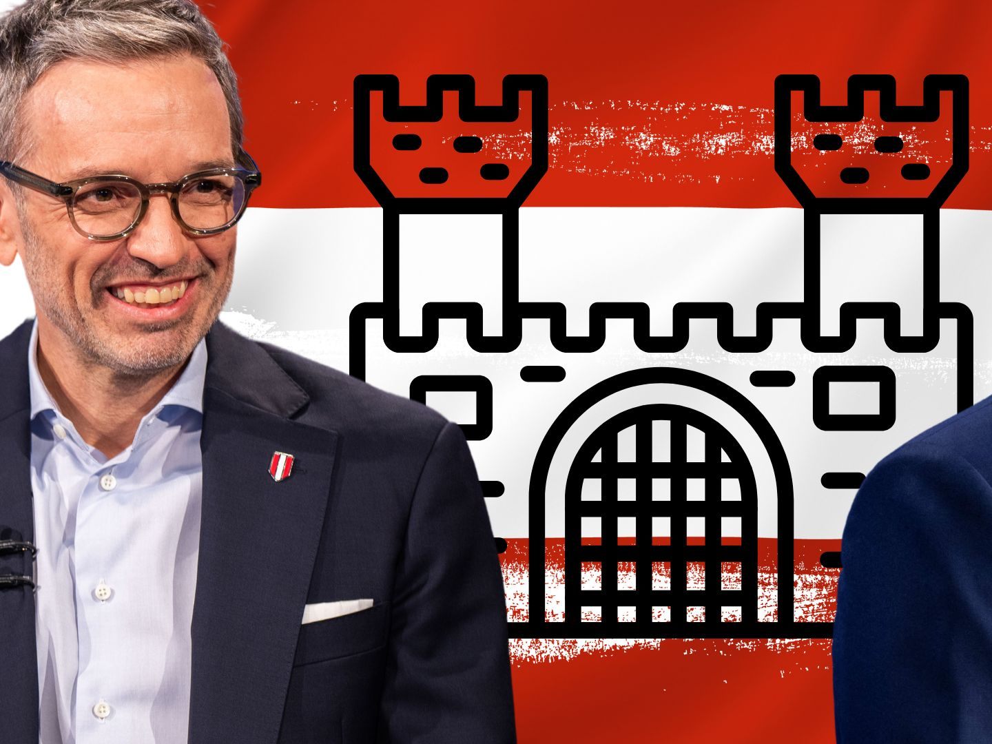 Die FPÖ will mit der ÖVP eine "Festung Österreich" bauen.